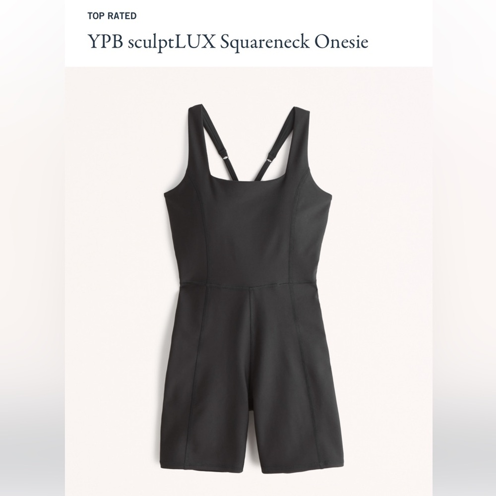 Abercrombie YPB scupltLUX Squareneck Onesie